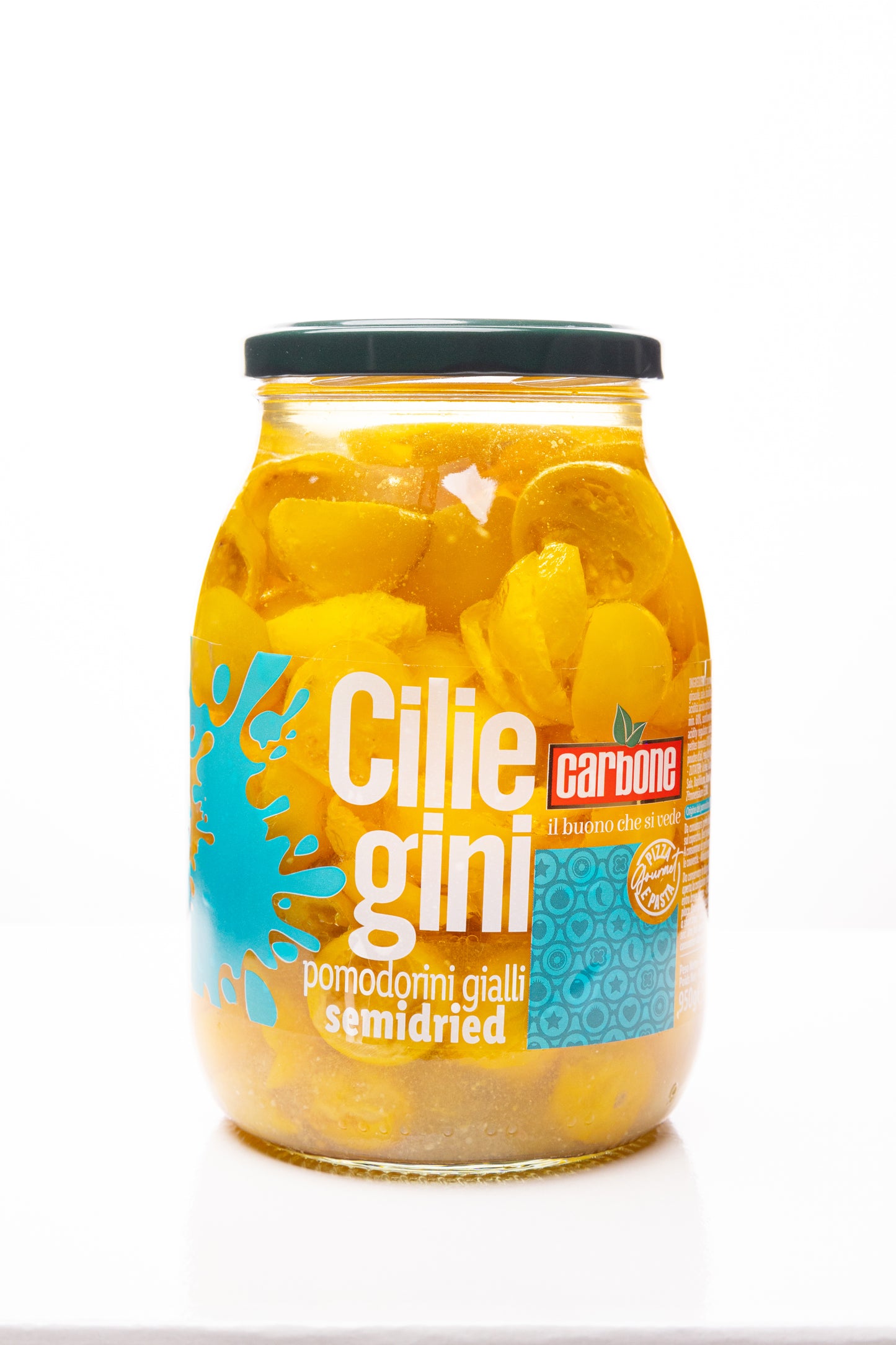 Pomodorini ciliegini gialli semidried "Carbone" 1062ml
