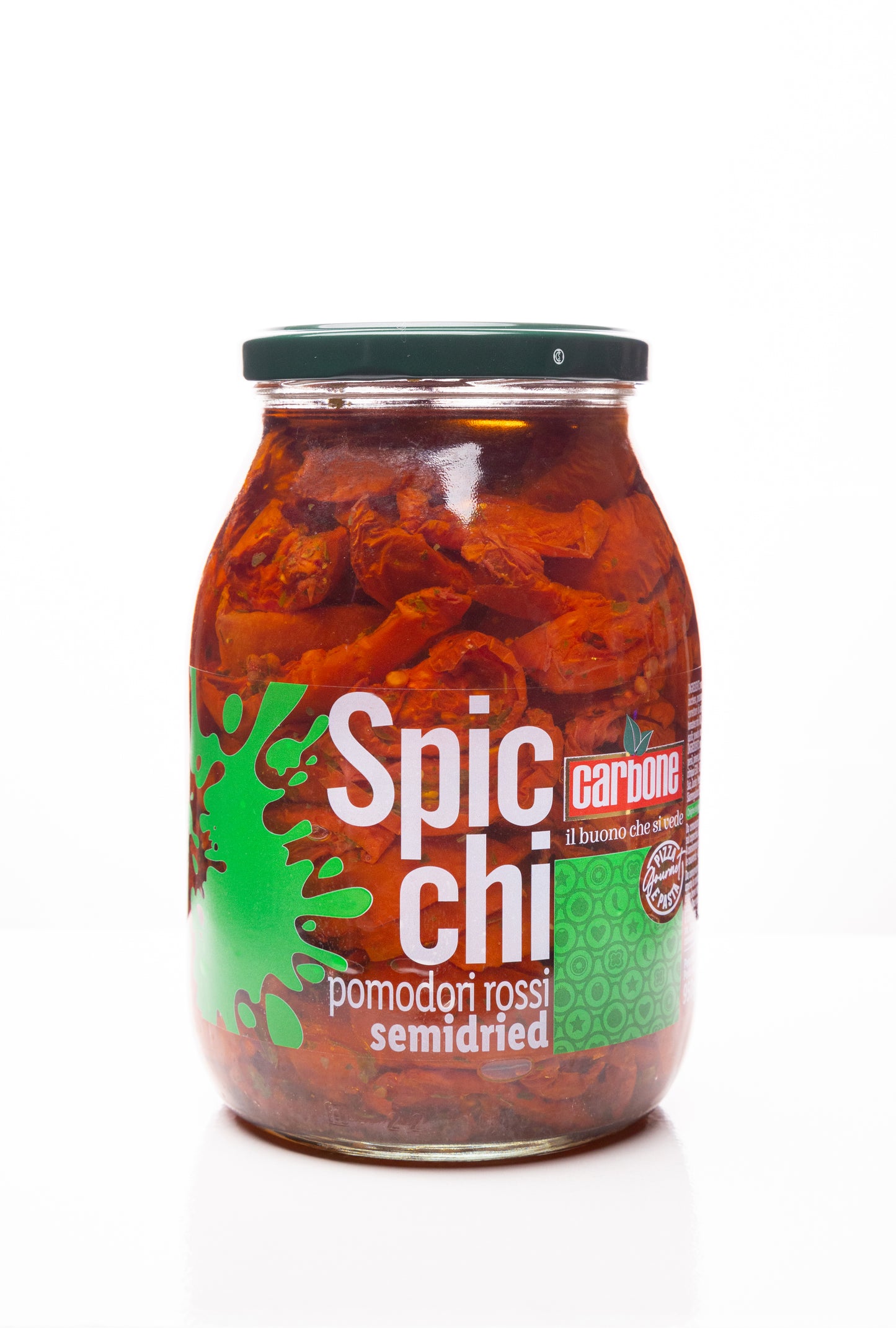 Pomodorini ciliegini rossi semidried "Carbone" 1062ml