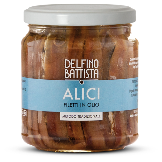 Sardellenfilets "Delfino Battista" 500 ml