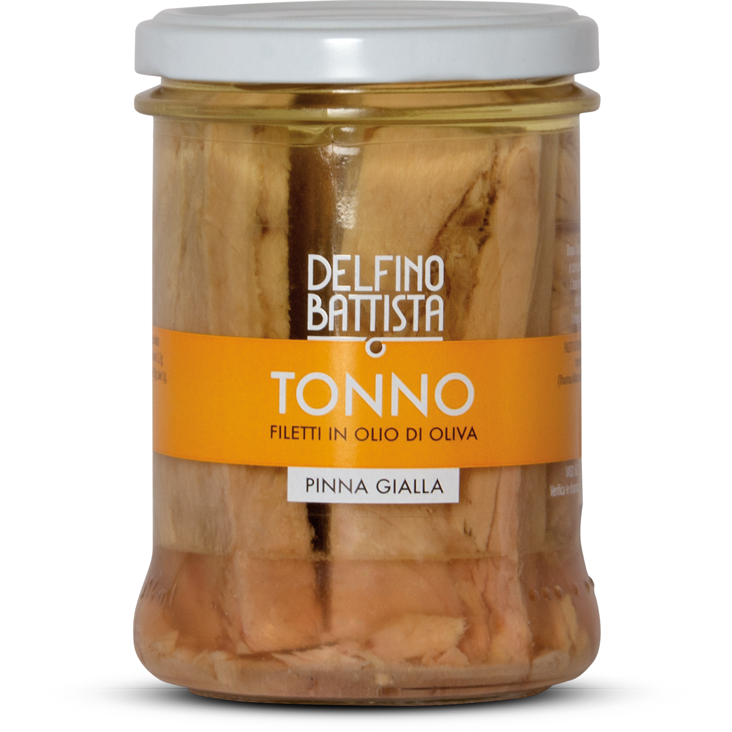 Filetti di tonno in olio di oliva "Delfino battista"  540 ml