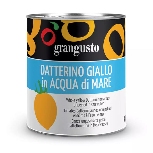 Gelbe Datteltomaten in Meerwasser "Grangusto" 800g