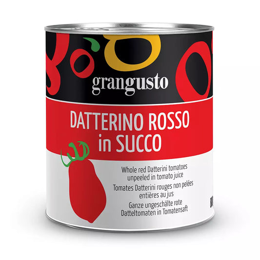 Rote Datteltomaten in Saft „Grangusto“ 800 g