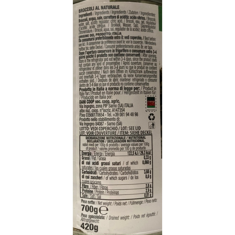Friarielli al naturale "Gustarosso" 700 g